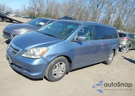 2005 Honda Odyssey Ex-L из США, поврежденный, VIN 5FNRL38795B085138